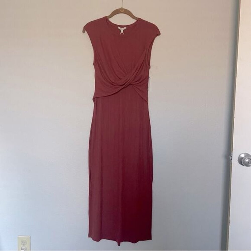 Revolve X Joie Eos Dress Teracotta Sepia Color NWT